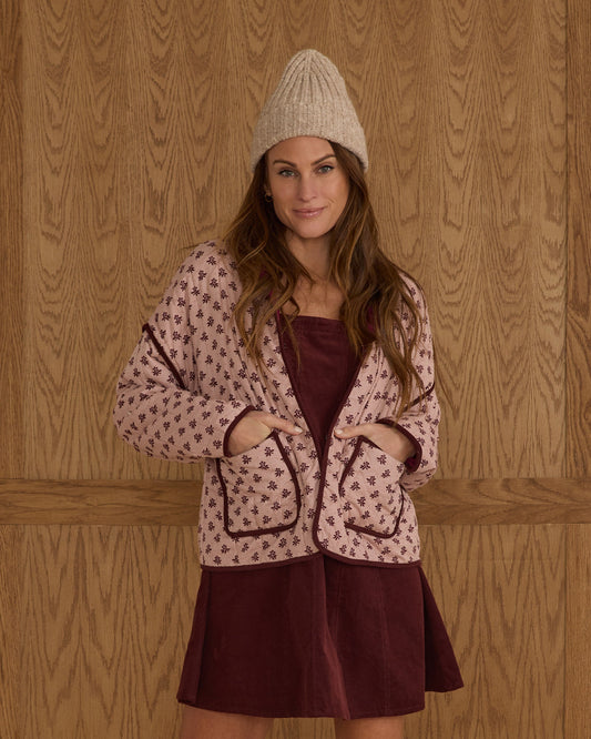 Woman's Blush Fleur Quilted Jacket