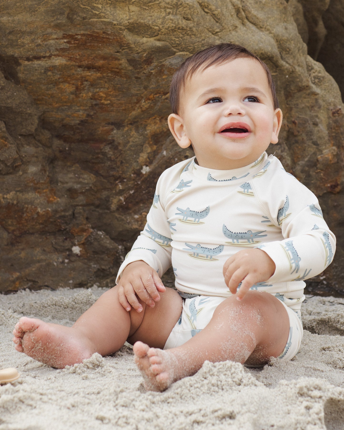 Boys’ Alligators Rashguard Set