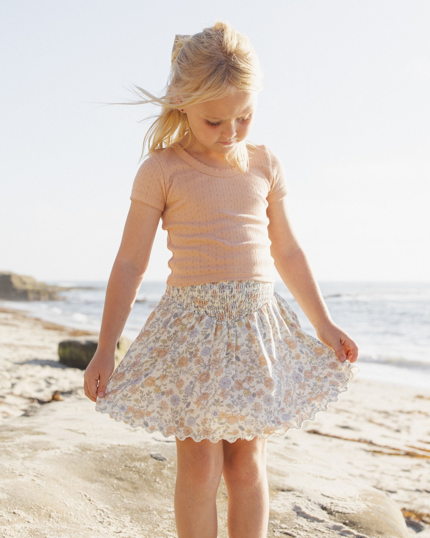 Bloom Smocked Mini Skirt