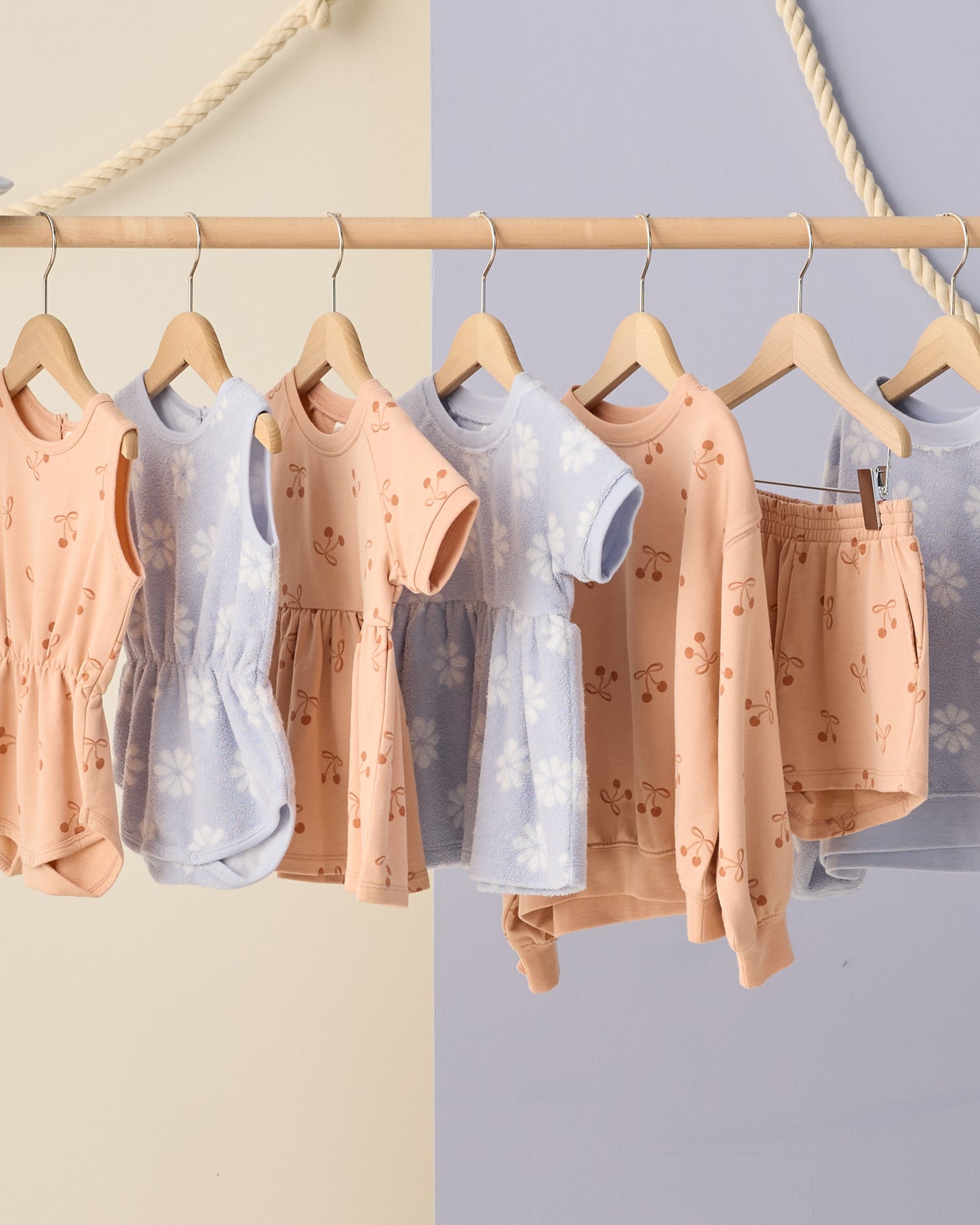 Cherry Bows Terry Set