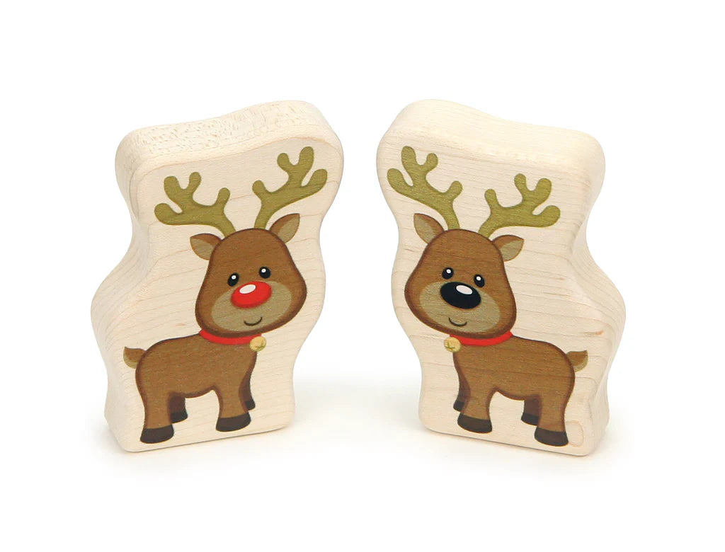 Santa’s Reindeer Block Set