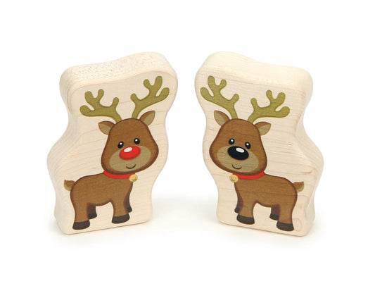 Santa’s Reindeer Block Set
