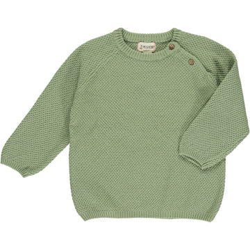 Roan Sage Two Button Sweater
