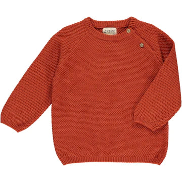 Roan Rust Two Button Sweater