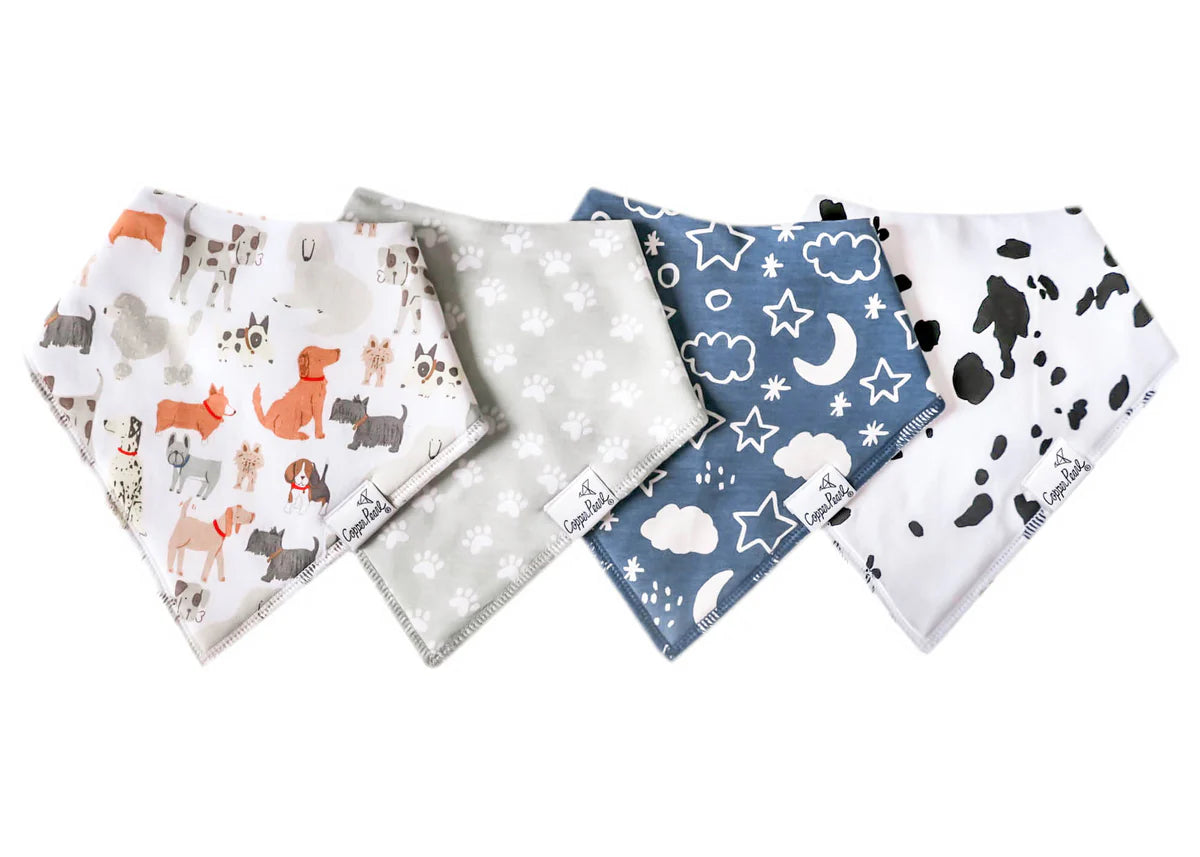 Rufus Baby Bandana Bib (4 Pack)