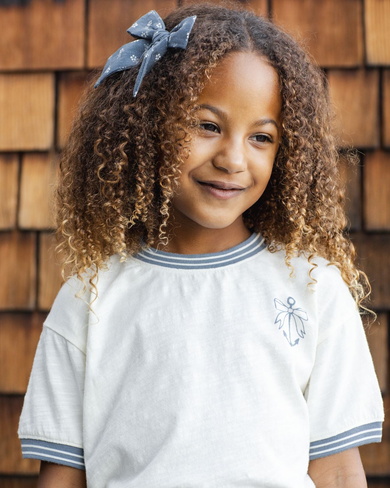 Anchor Bow Ringer Tee