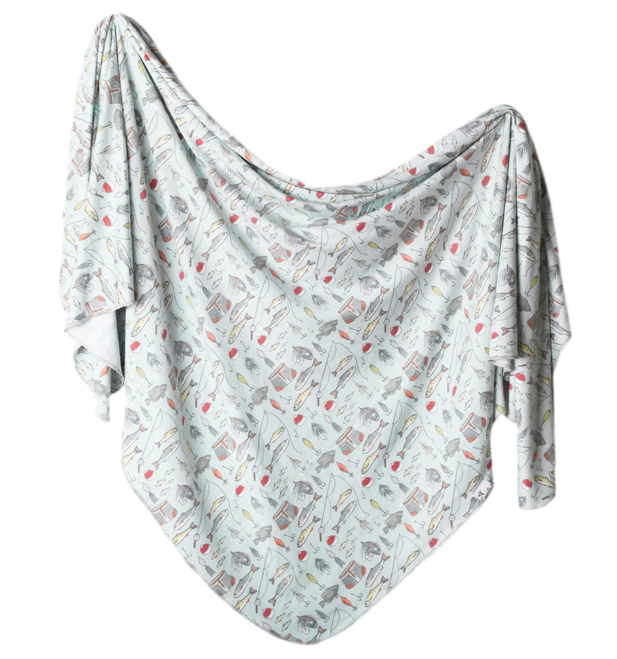 Trout Single Knit Swaddle Blanket