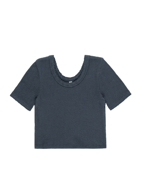 Indigo Scallop Tee