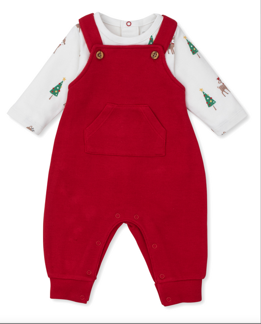 Christmas Deer Overall Set