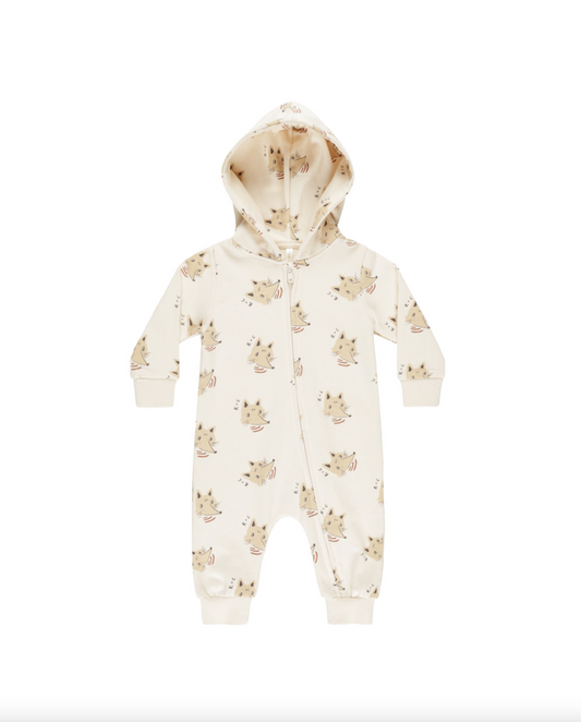 Coyote Hooded Jumpsuit