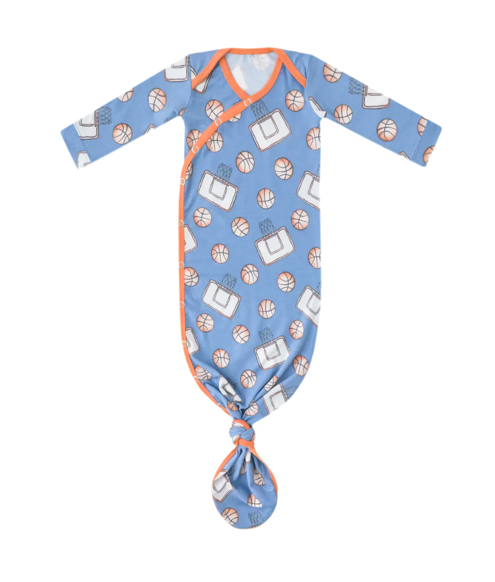 Dunk Newborn Knotted Gown