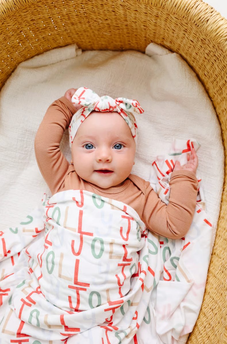 Jolly Knit Headband Bow