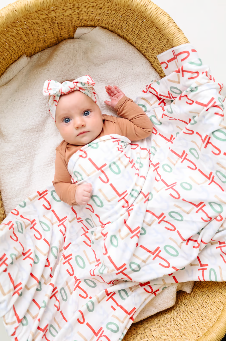 Jolly Knit Headband Bow