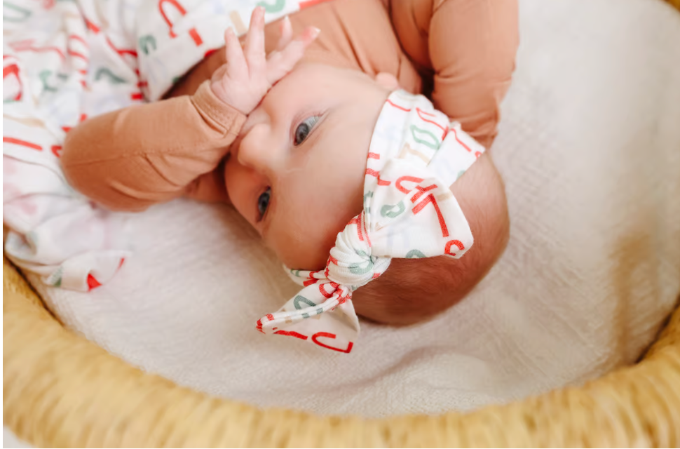 Jolly Knit Headband Bow