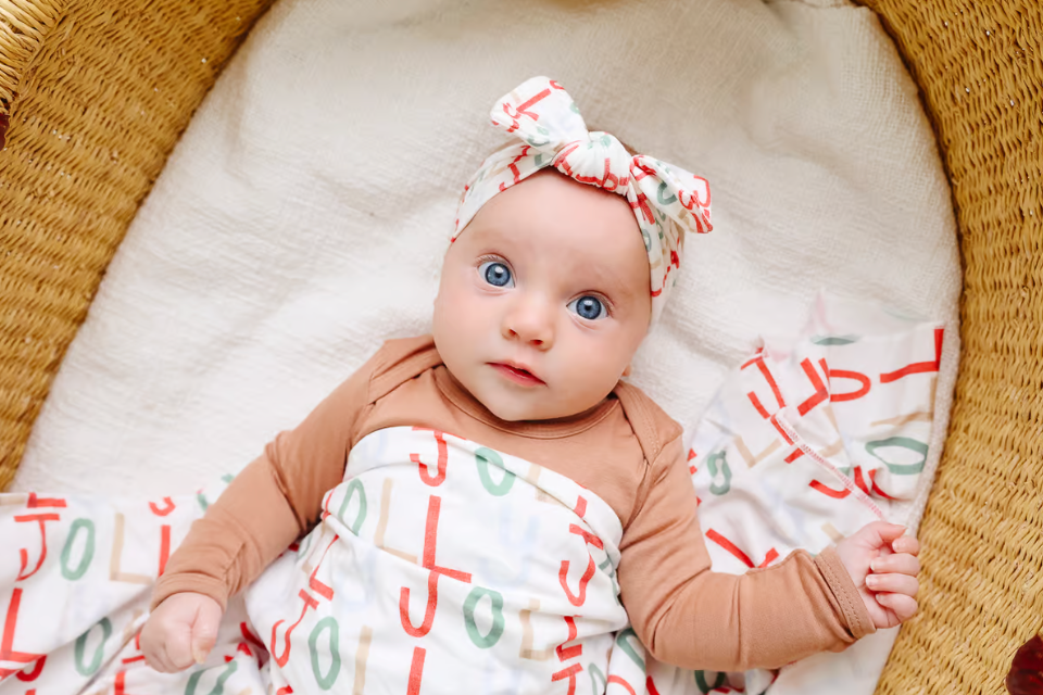 Jolly Knit Headband Bow