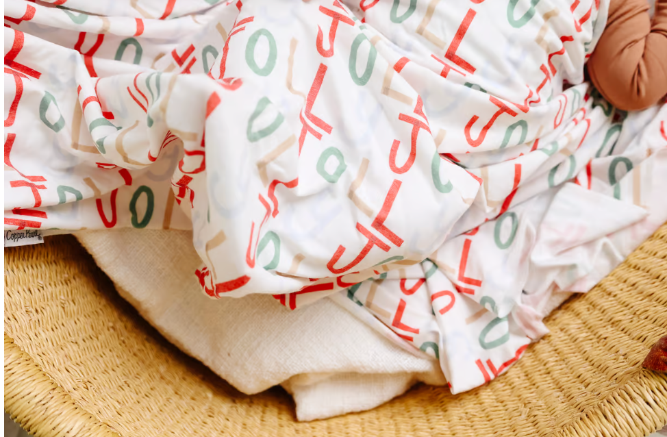Jolly Knit Swaddle Blanket