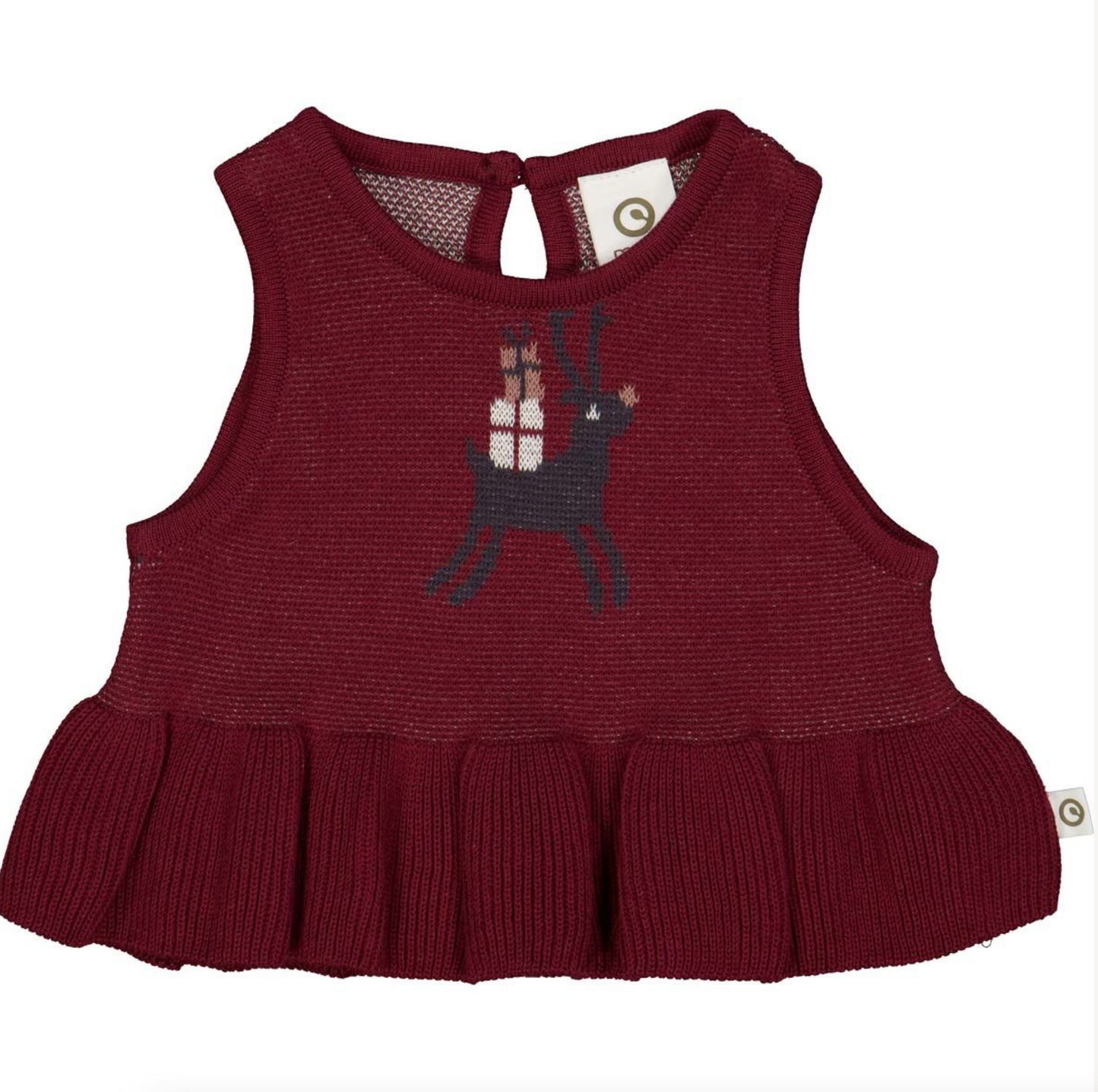 Knit Jacquard Cabernet Vest