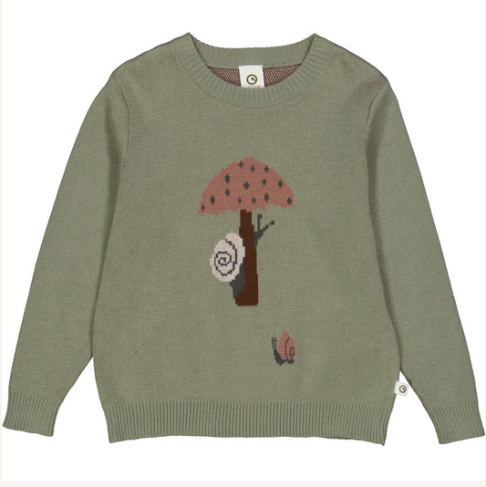 Poetry Green Botany Knit Sweater