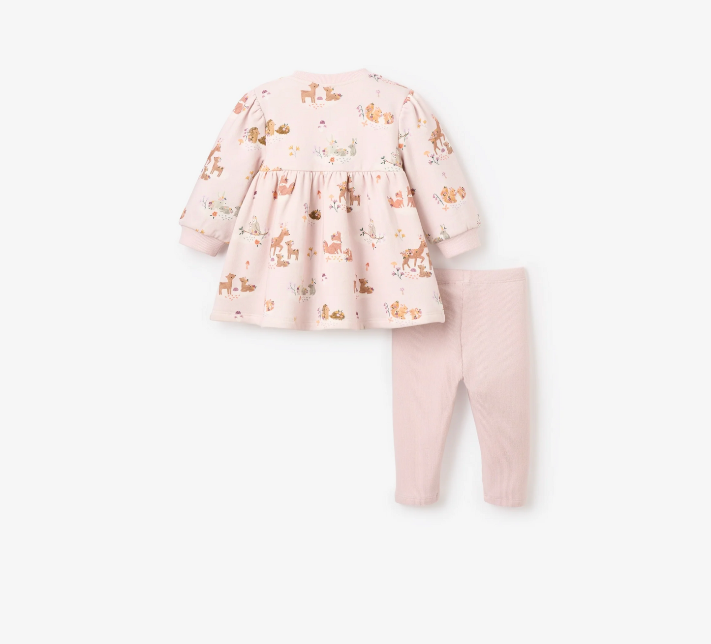 Forest Family Fleece Dress & Leggings