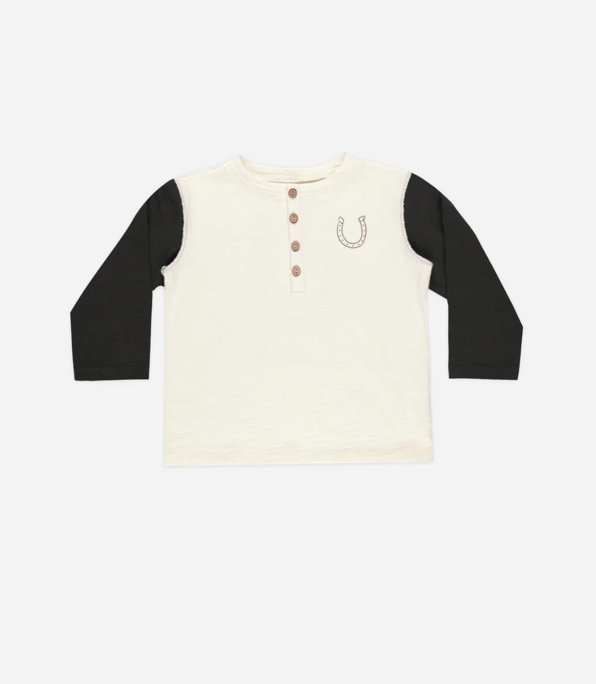 Henley LS Good Luck Tee