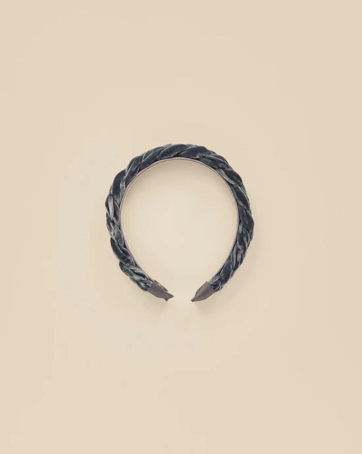 Velvet Braided Midnight Headband