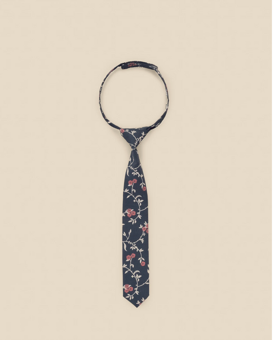 Skinny Midnight Garden Tie