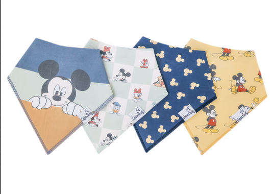 Mickey Mouse & Friends Bandana Bib Set