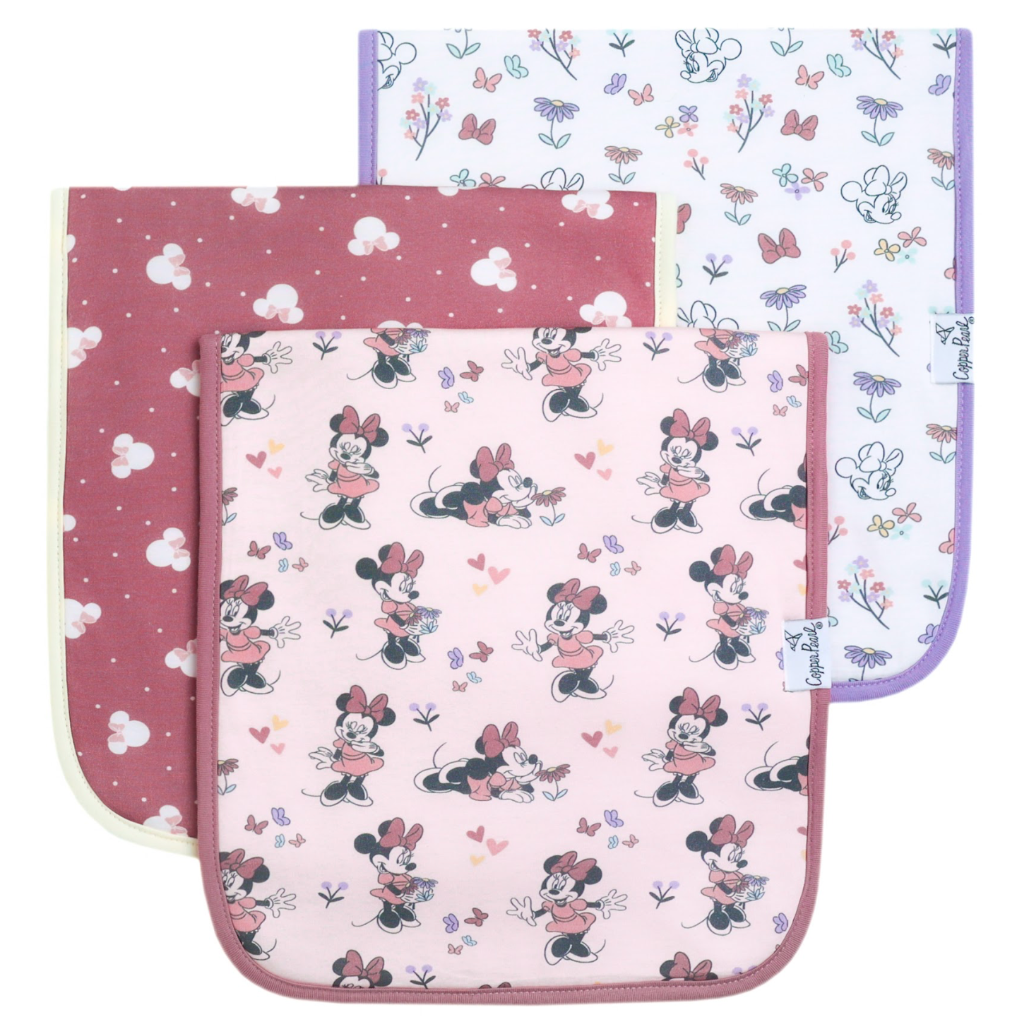 Minnie Mouse Burp Cloth Set