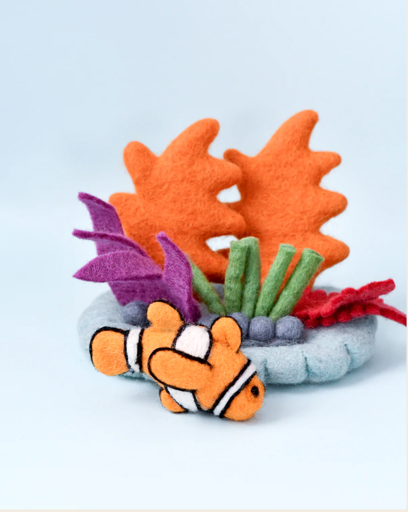 Felt Coral Reef with Clownfish