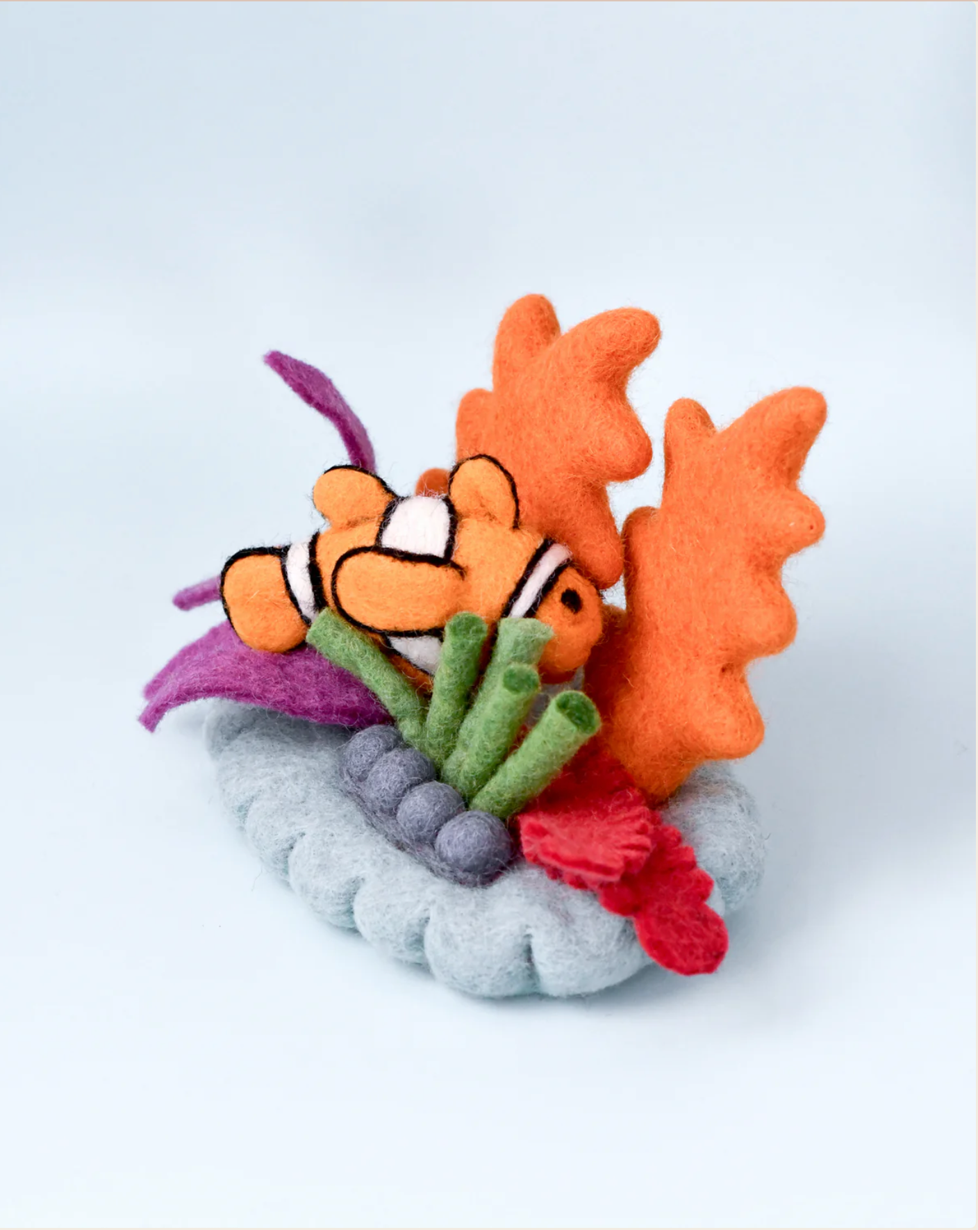 Felt Coral Reef with Clownfish