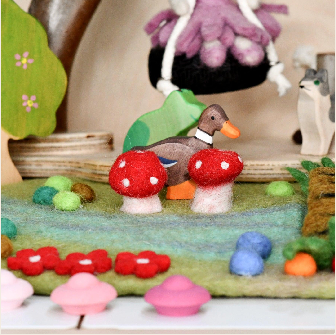 Fairy River and Bridge Play Mat