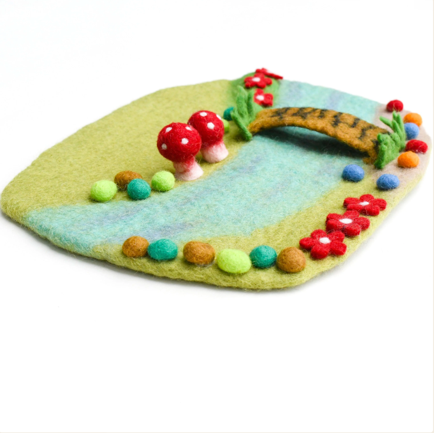 Fairy River and Bridge Play Mat