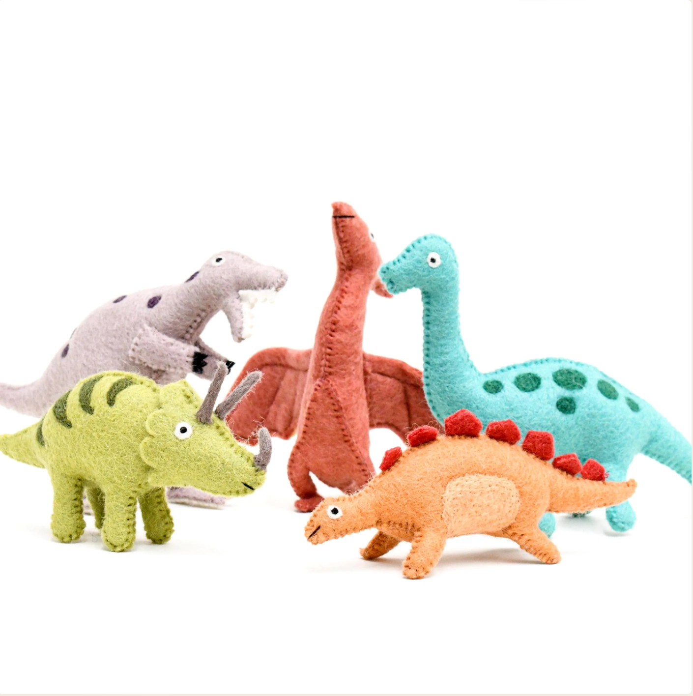 Large Felt DInosaur Toys