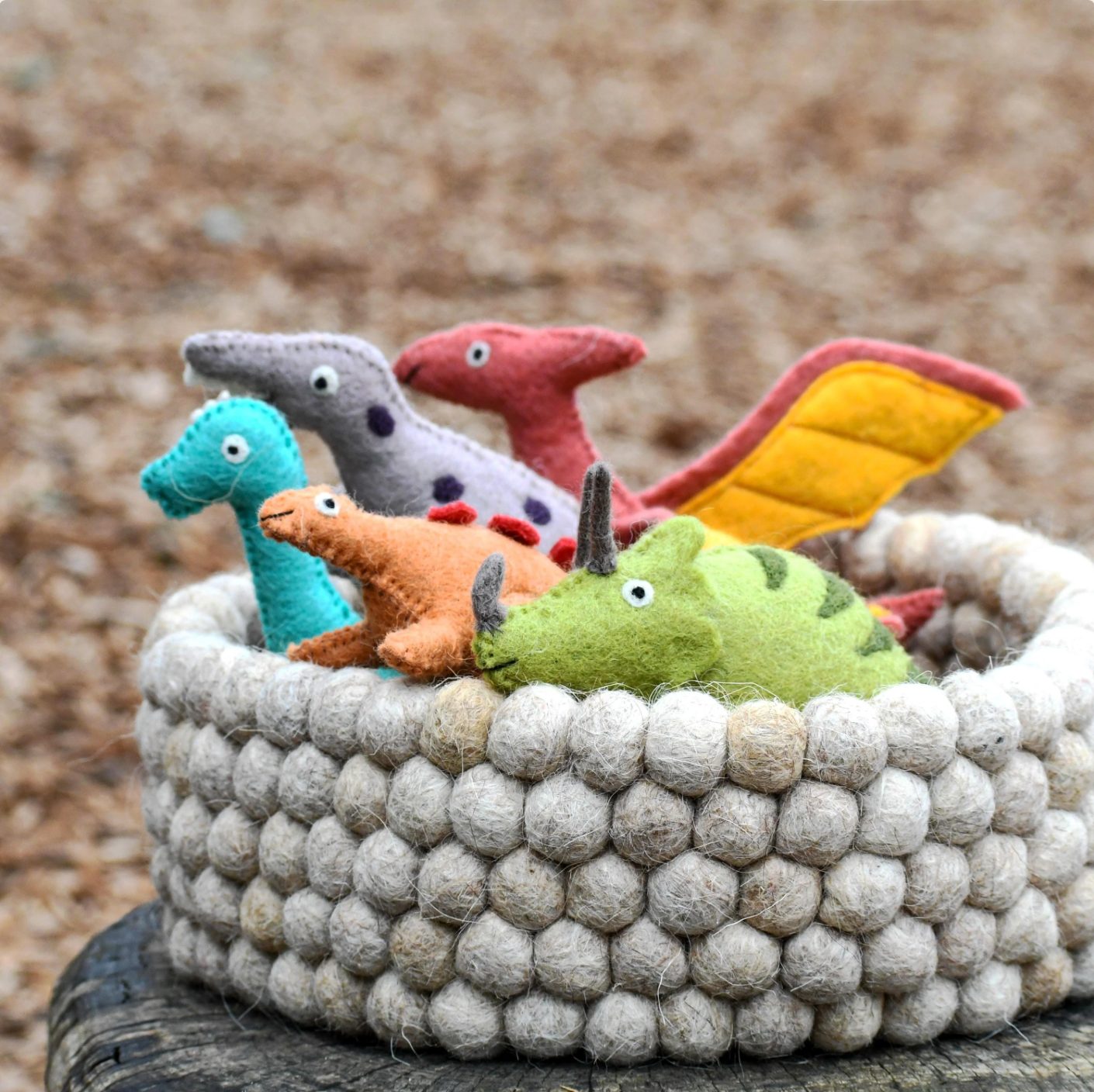 Large Felt DInosaur Toys