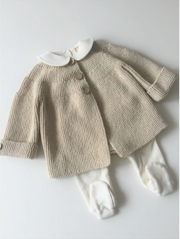 Organic Cotton Cream Romper