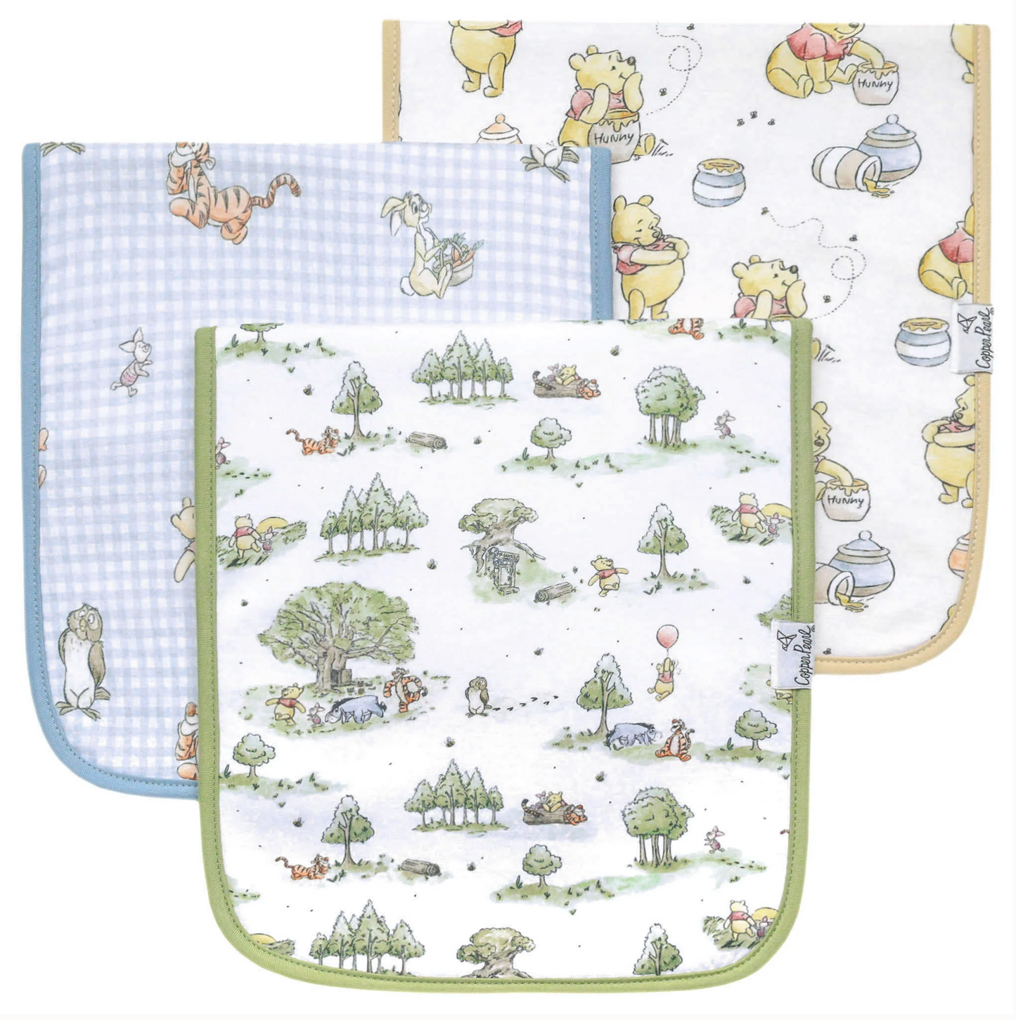 Hundred Acre Wood Burp Cloth Set