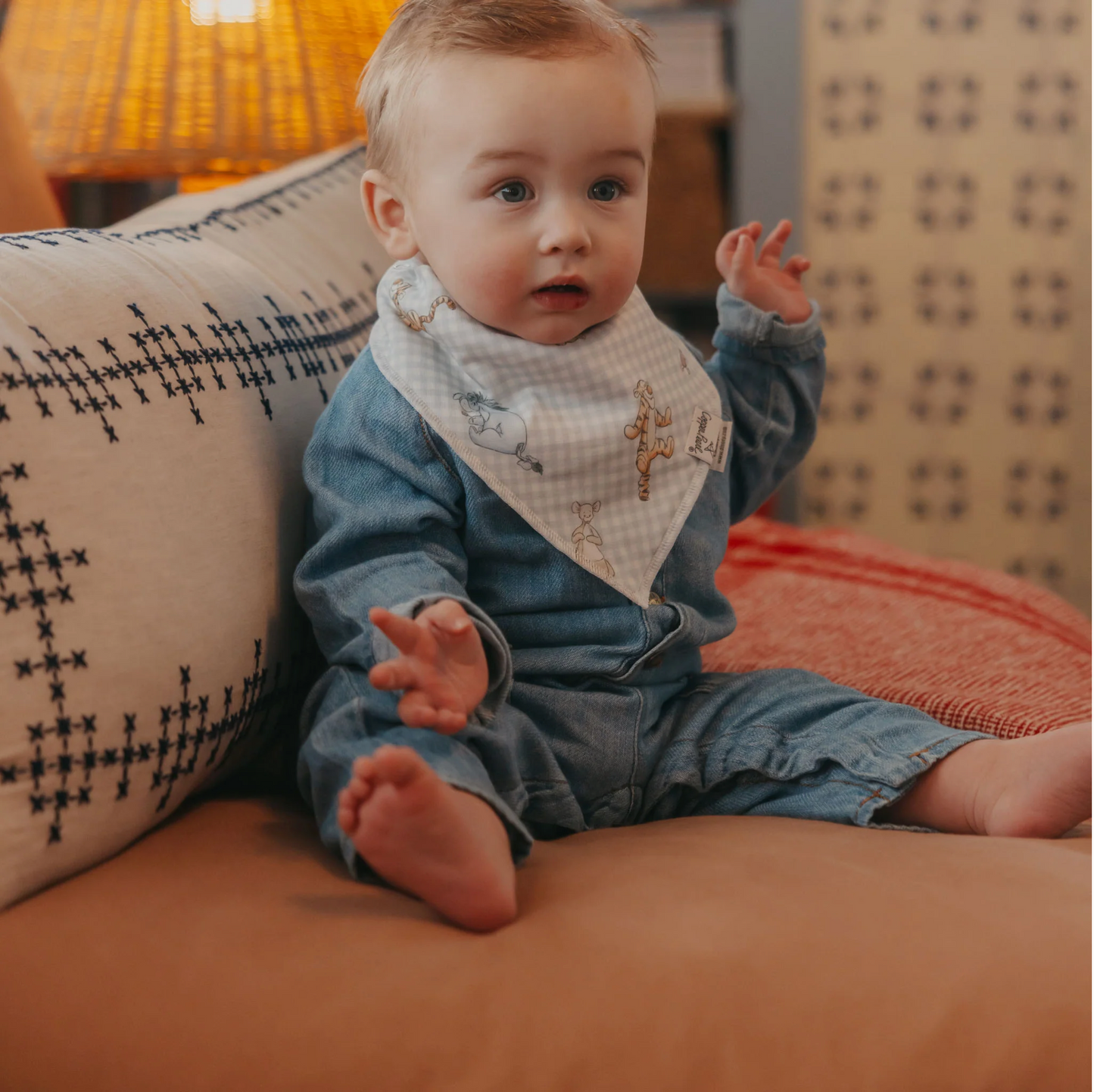 Hundred Acre Wood Bandana Bib Set