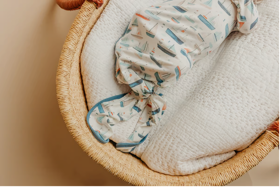 Fischer Newborn Knotted Gown