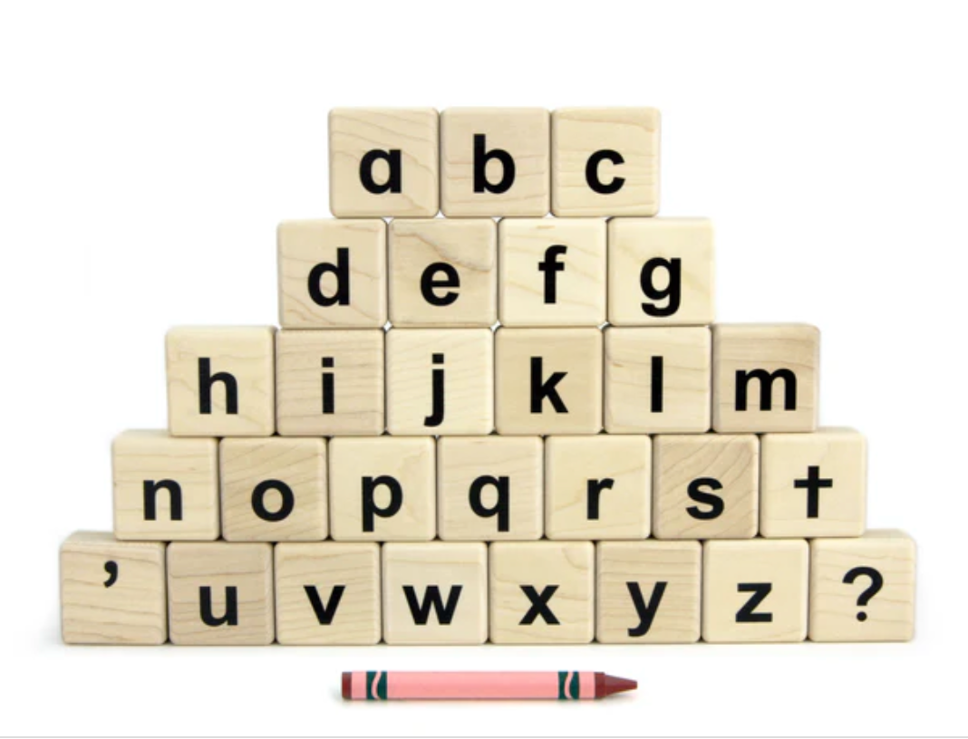 Double-Sided Alphabet Tiles