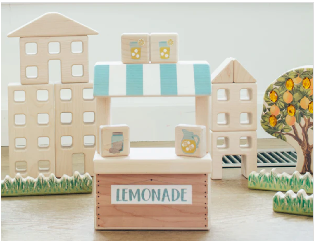 LIMITED!  Lemonade Stand Block Set