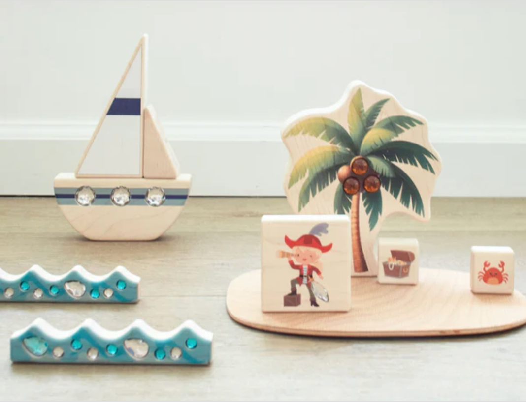 LIMITED! Triple Porthole Sailboat Block Set