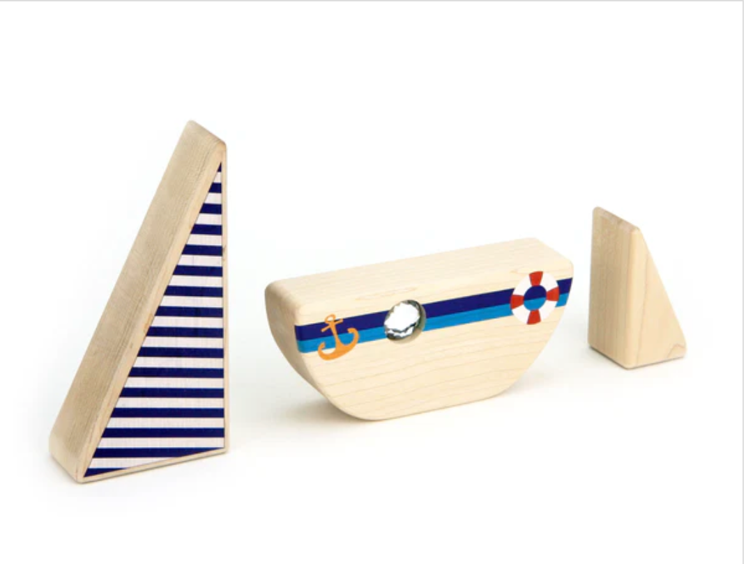 LIMITED!!  Single Porthole Sailboat Block Set