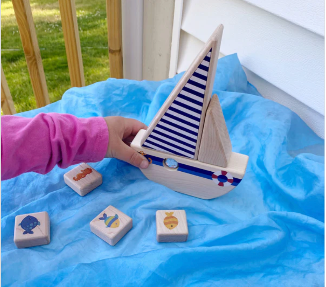 LIMITED!!  Single Porthole Sailboat Block Set