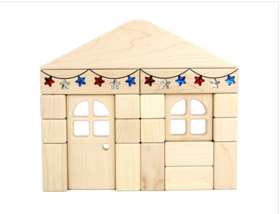LIMITED! Patriotic Banner Gem Block Set