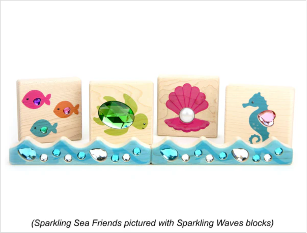 LIMITED!  Sparkling Waves Gem Set