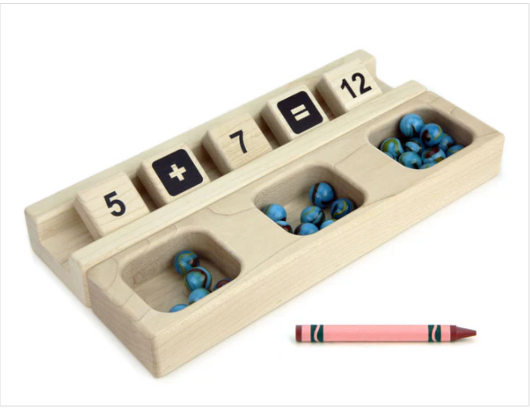 Maple Math Tray Set