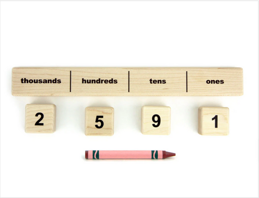 Maple Number Place Value Stick