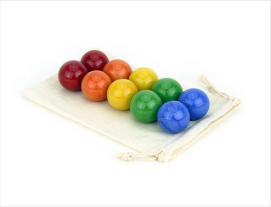 1" Rainbow Marbles