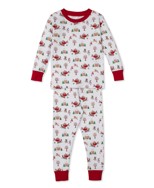 Up, Up & Away Santa Pups 2pc PJs