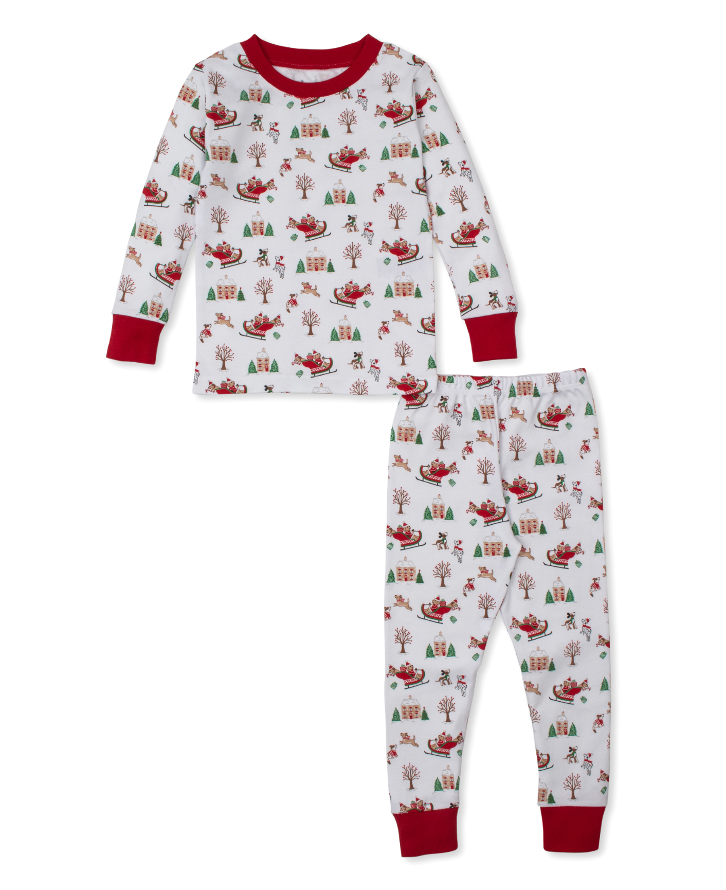 Up, Up & Away Santa Pups 2pc PJs